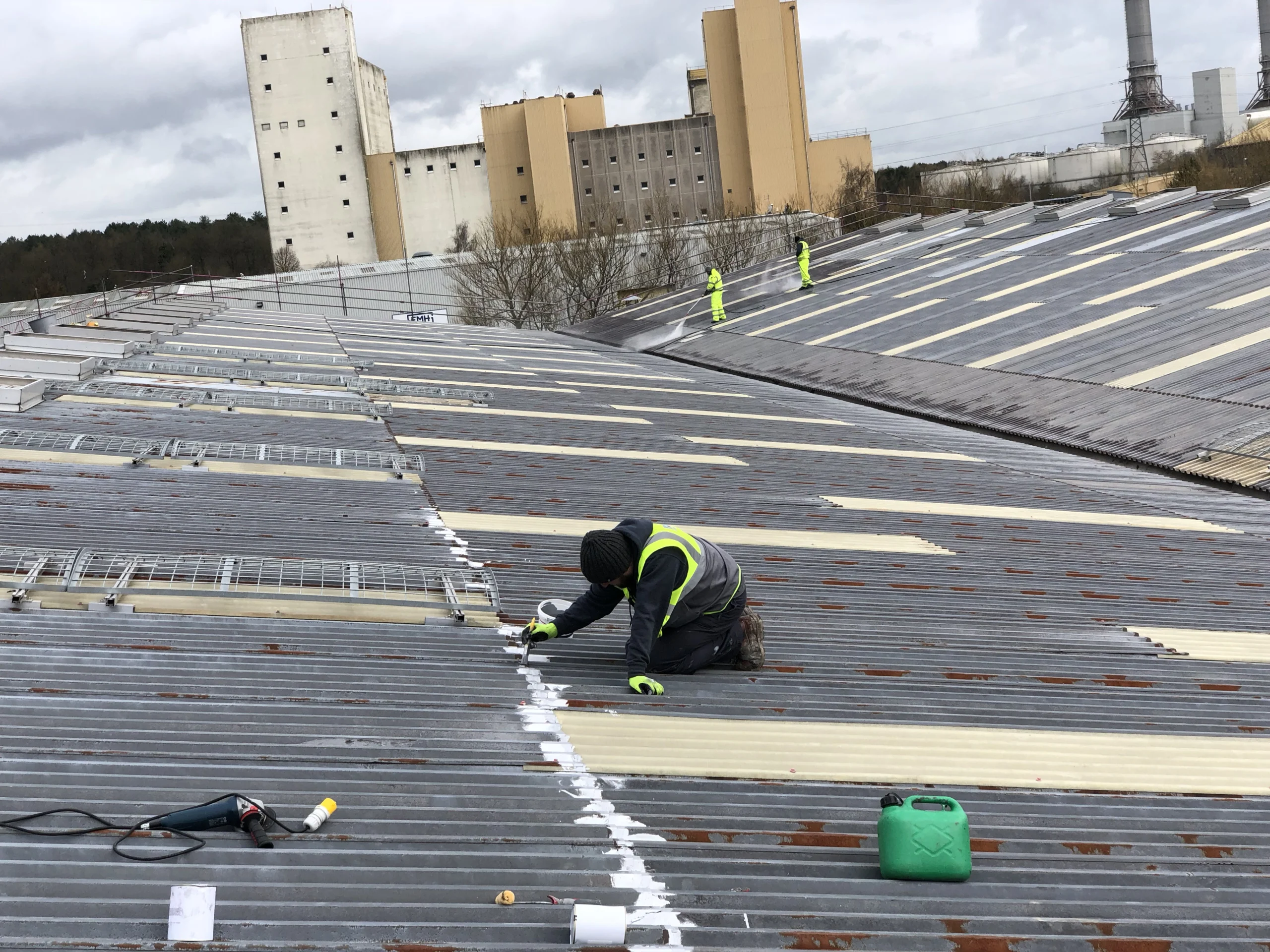 Steel Sheet Roof Refurbishment Steel Sheet Roof Refurbishment