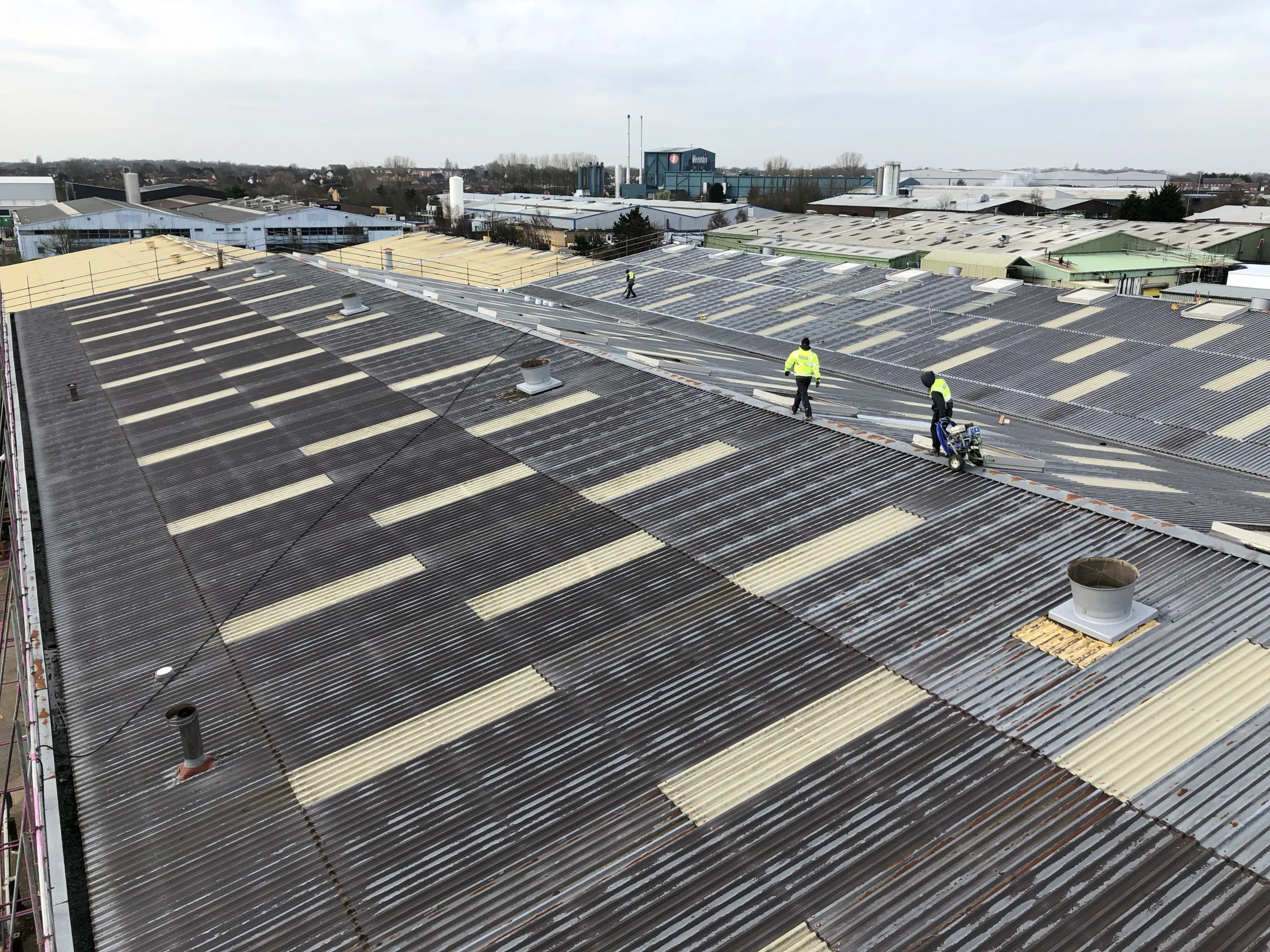 Steel Sheet Roof Refurbishment Steel Sheet Roof Refurbishment
