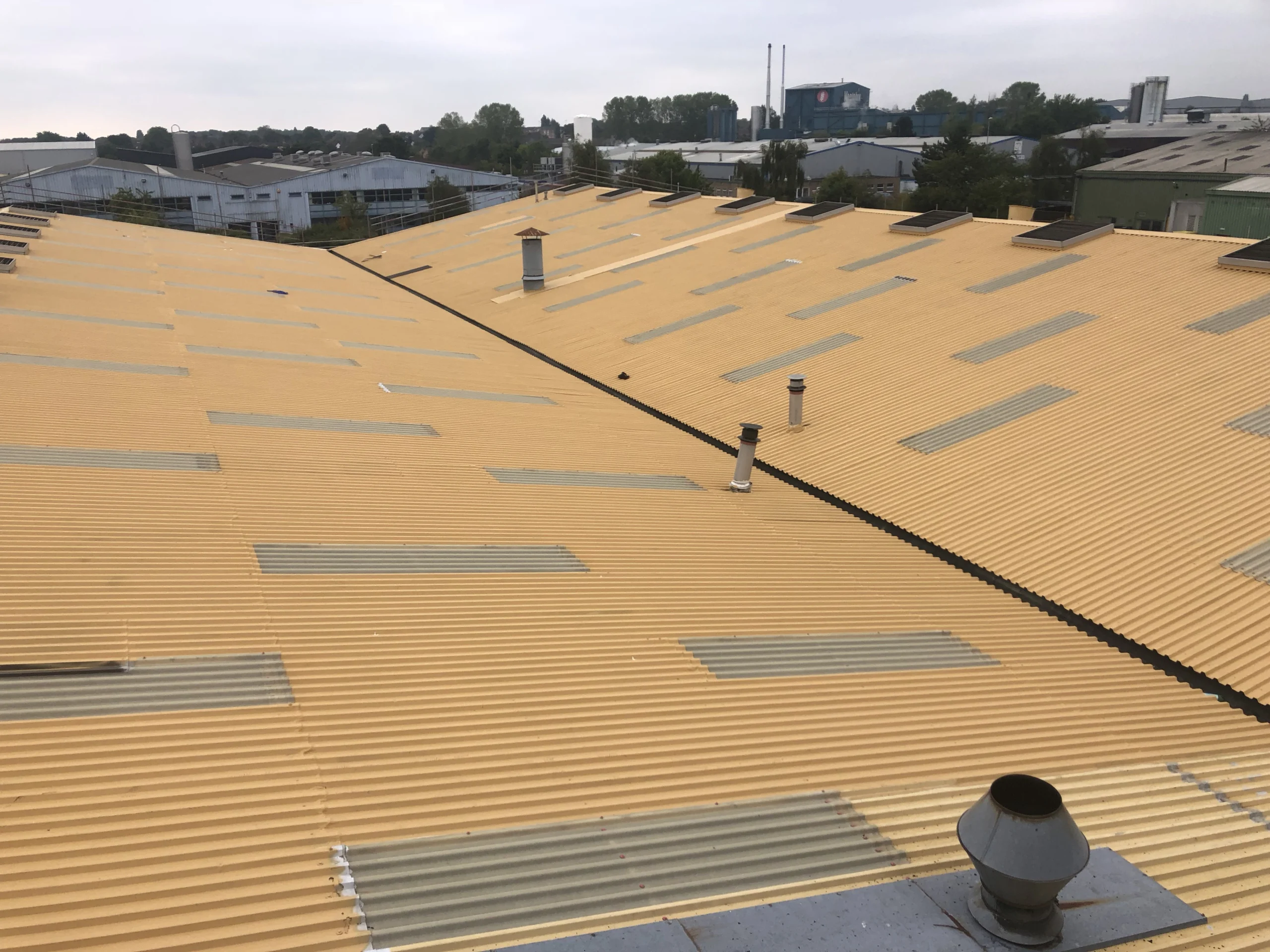 Steel Sheet Roof Refurbishment Steel Sheet Roof Refurbishment