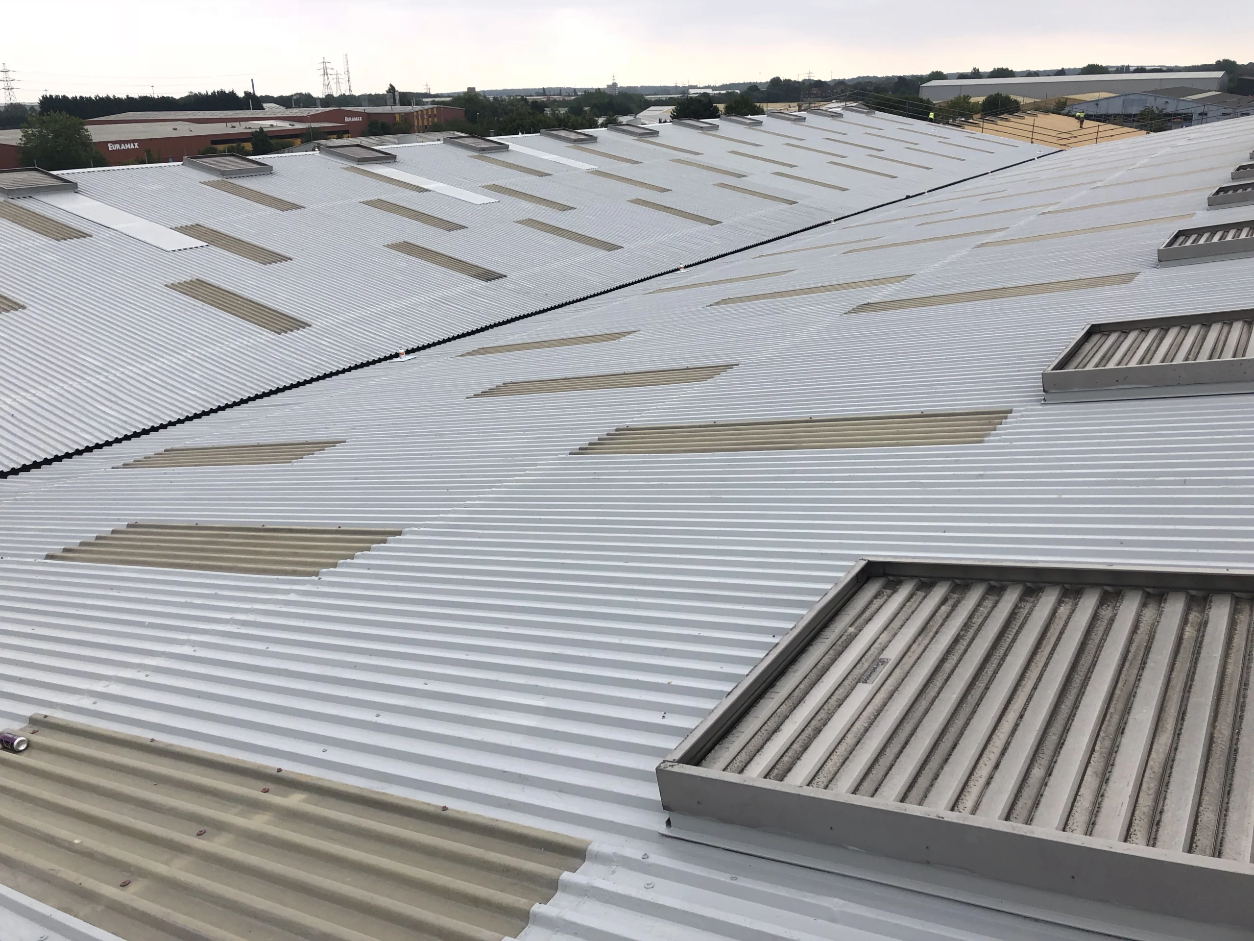 Steel Sheet Roof Refurbishment Steel Sheet Roof Refurbishment